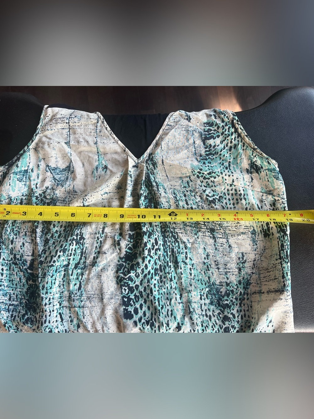Charlie jade silk snakeskin print sheer back top - Picture 6 of 6